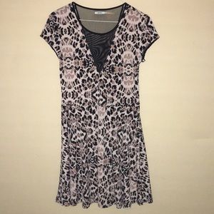 Kimchi Blue Animal Print Skater Dress